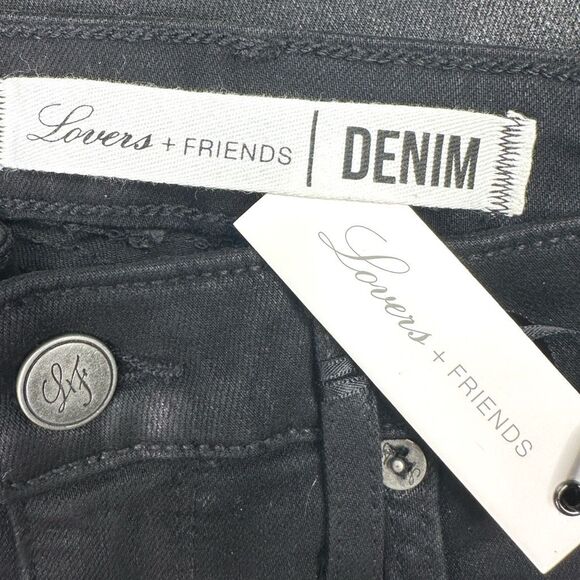 Lovers + Friends Hayden Moto Skinny Jeans - Nelson - Size 27 - Picture 9 of 11